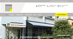 Desktop Screenshot of orthotop.ch